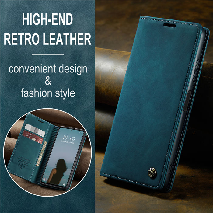 CaseMe Xiaomi Redmi Note 12 Pro Plus Wallet Retro Suede Leather Case