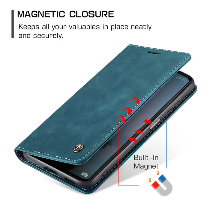 CaseMe Xiaomi Redmi Note 12 Pro Plus Wallet Retro Suede Leather Case