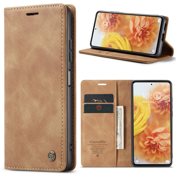 CaseMe Xiaomi Redmi Note 12 Pro Plus Wallet Retro Suede Leather Case