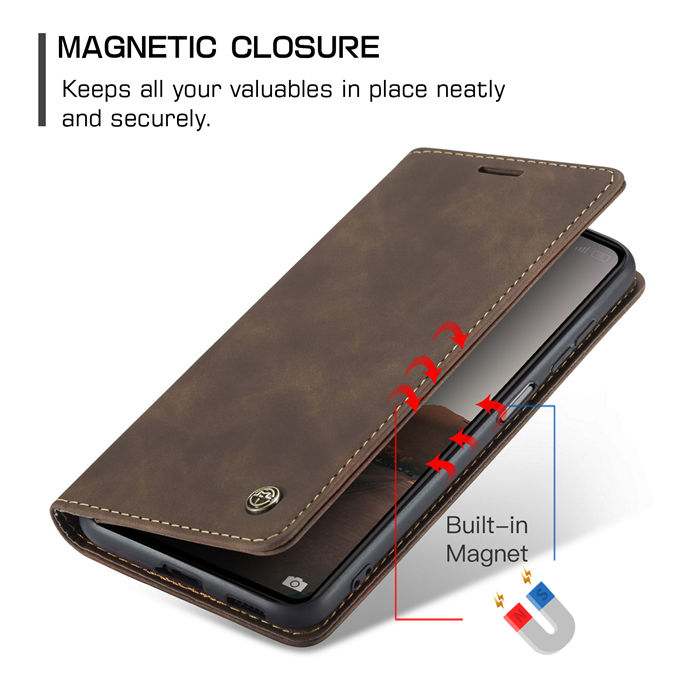 CaseMe Xiaomi Redmi Note 12 Pro Plus Wallet Retro Suede Leather Case