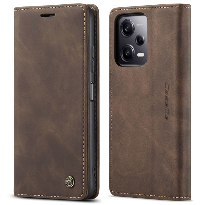 CaseMe Xiaomi Redmi Note 12 Pro Plus Wallet Retro Suede Leather Case