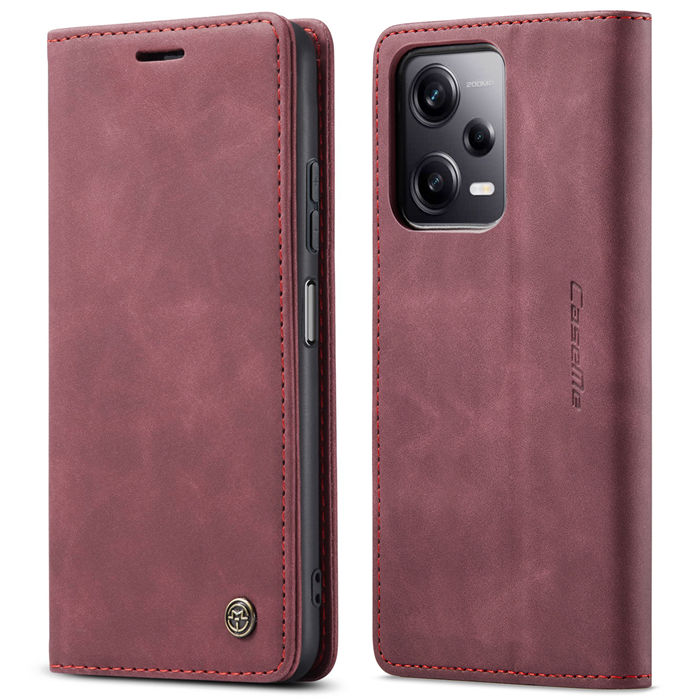 CaseMe Xiaomi Redmi Note 12 Pro Plus Wallet Retro Suede Leather Case