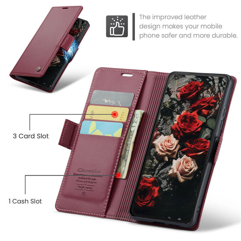 CaseMe Xiaomi Redmi Note 14 4G Wallet Case