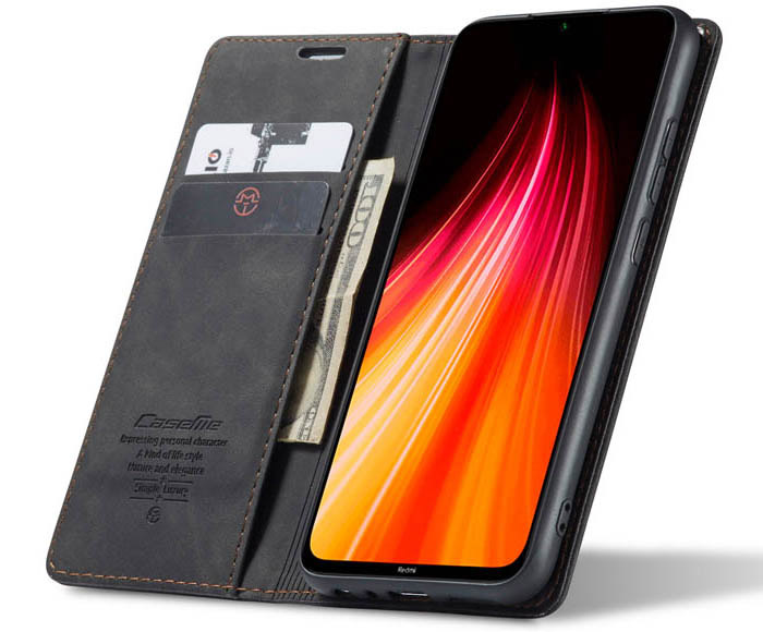 CaseMe Xiaomi Redmi Note 8 Wallet Kickstand Magnetic Flip Leather Case