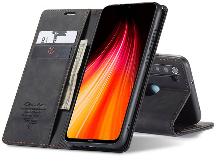 CaseMe Xiaomi Redmi Note 8 Wallet Kickstand Magnetic Flip Leather Case