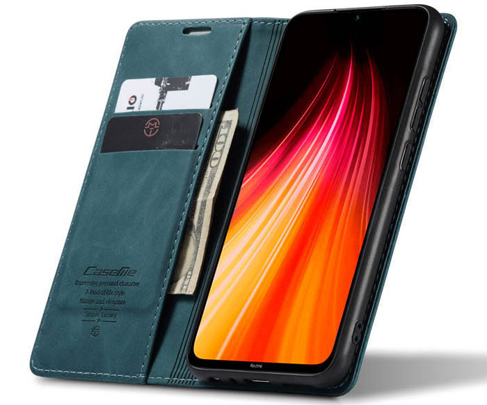 CaseMe Xiaomi Redmi Note 8 Wallet Kickstand Magnetic Flip Leather Case