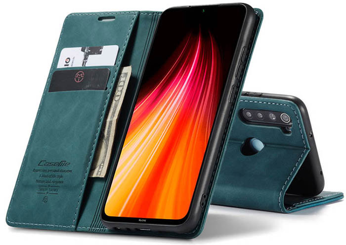 CaseMe Xiaomi Redmi Note 8 Wallet Kickstand Magnetic Flip Leather Case