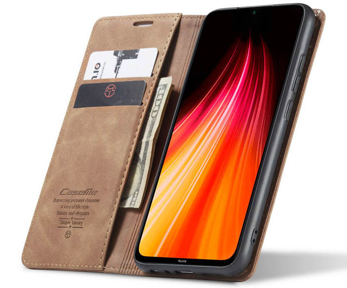 CaseMe Xiaomi Redmi Note 8 Wallet Kickstand Magnetic Flip Leather Case