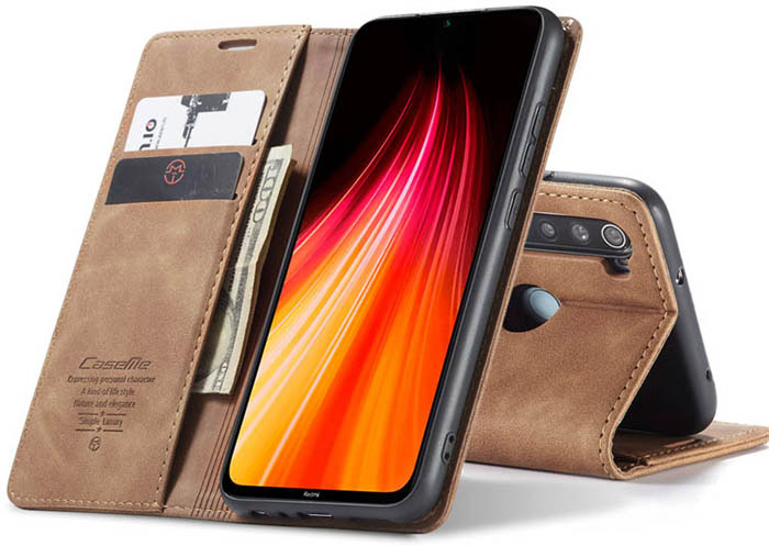 CaseMe Xiaomi Redmi Note 8 Wallet Kickstand Magnetic Flip Leather Case