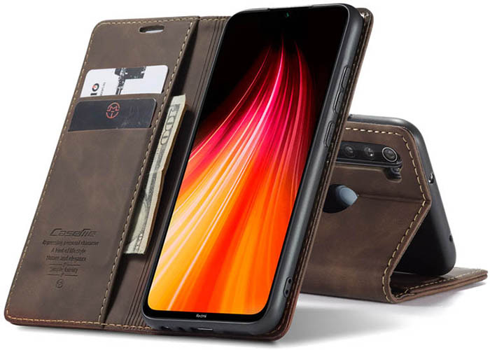 CaseMe Xiaomi Redmi Note 8 Wallet Kickstand Magnetic Flip Leather Case