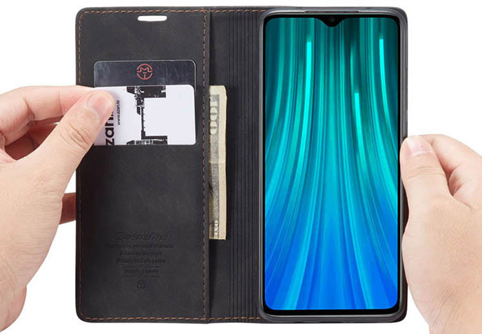 CaseMe Xiaomi Redmi Note 8 Pro Wallet Kickstand Magnetic Flip Leather Case