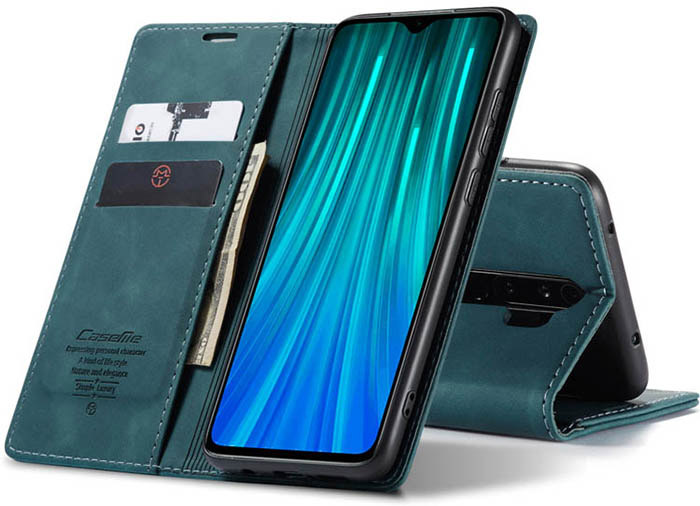 CaseMe Xiaomi Redmi Note 8 Pro Wallet Kickstand Magnetic Flip Leather Case