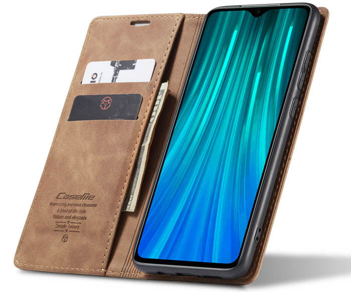 CaseMe Xiaomi Redmi Note 8 Pro Wallet Kickstand Magnetic Flip Leather Case