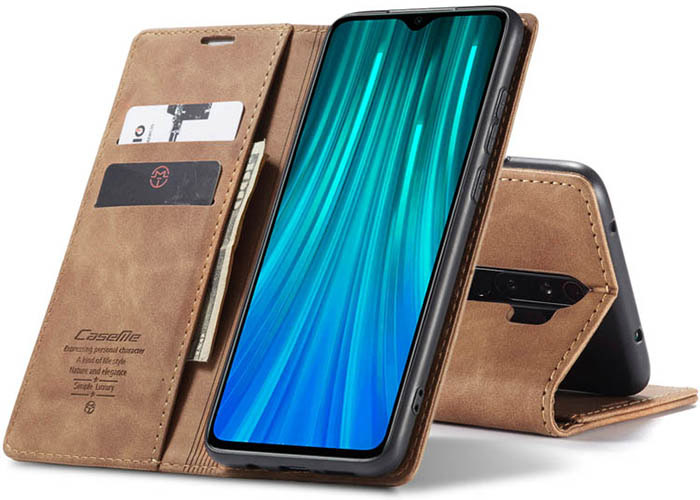 CaseMe Xiaomi Redmi Note 8 Pro Wallet Kickstand Magnetic Flip Leather Case