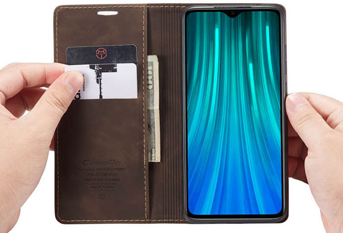 CaseMe Xiaomi Redmi Note 8 Pro Wallet Kickstand Magnetic Flip Leather Case