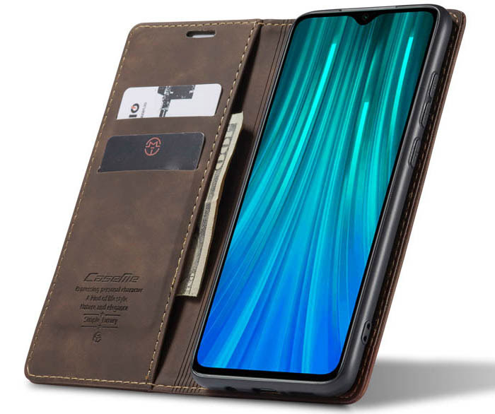 CaseMe Xiaomi Redmi Note 8 Pro Wallet Kickstand Magnetic Flip Leather Case