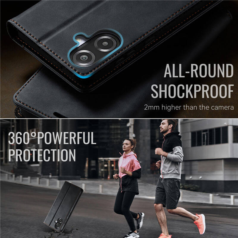 CaseMe Samsung Galaxy A07 4G/A06 4G/5G Magnetic Wallet Case with RFID Blocking