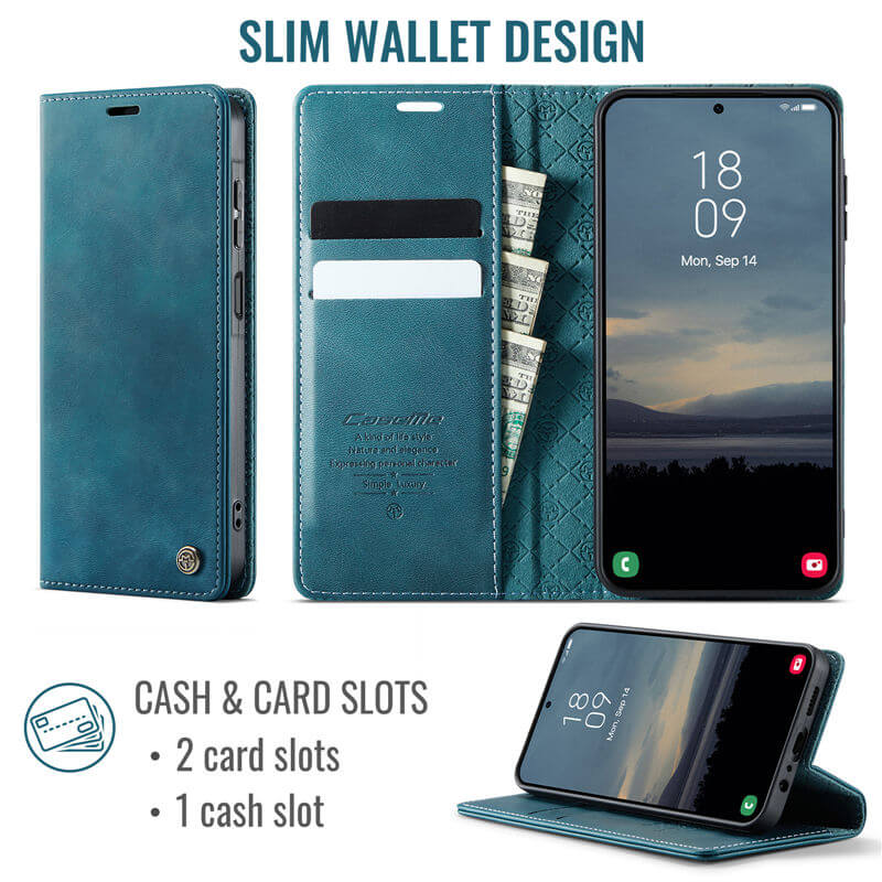 CaseMe Samsung Galaxy A07 4G/A06 4G/5G Magnetic Wallet Case with RFID Blocking
