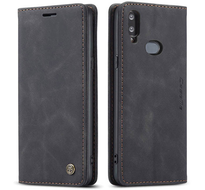 CaseMe Samsung Galaxy A10S Wallet Kickstand Magnetic Flip Leather Case