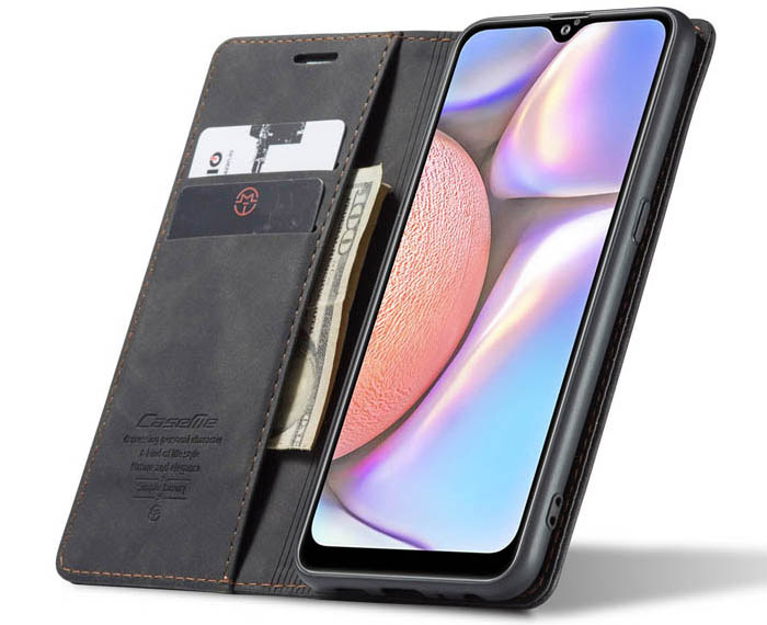 CaseMe Samsung Galaxy A10S Wallet Kickstand Magnetic Flip Leather Case