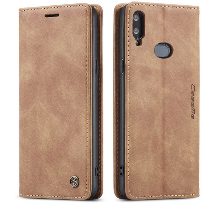 CaseMe Samsung Galaxy A10S Wallet Kickstand Magnetic Flip Leather Case