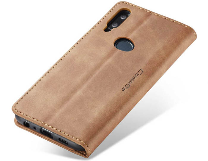 CaseMe Samsung Galaxy A10S Wallet Kickstand Magnetic Flip Leather Case