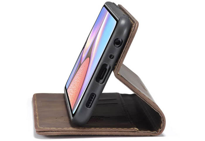 CaseMe Samsung Galaxy A10S Wallet Kickstand Magnetic Flip Leather Case