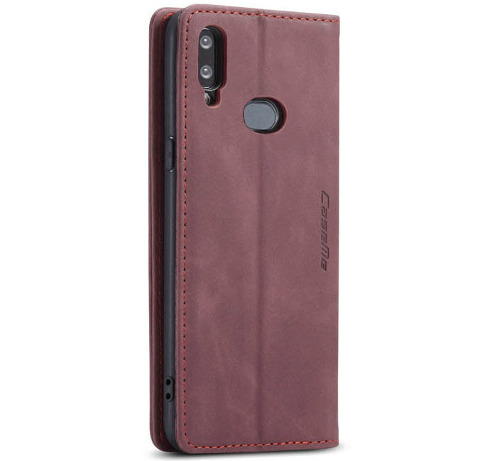 CaseMe Samsung Galaxy A10S Wallet Kickstand Magnetic Flip Leather Case