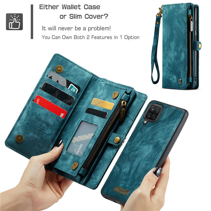 CaseMe Samsung Galaxy A12 5G Wallet Case with Wrist Strap