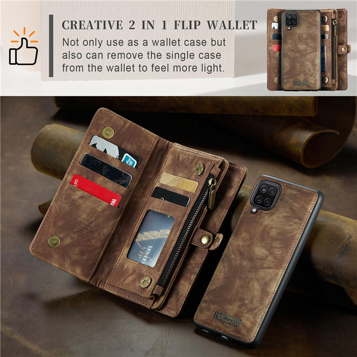 CaseMe Samsung Galaxy A12 5G Wallet Case with Wrist Strap