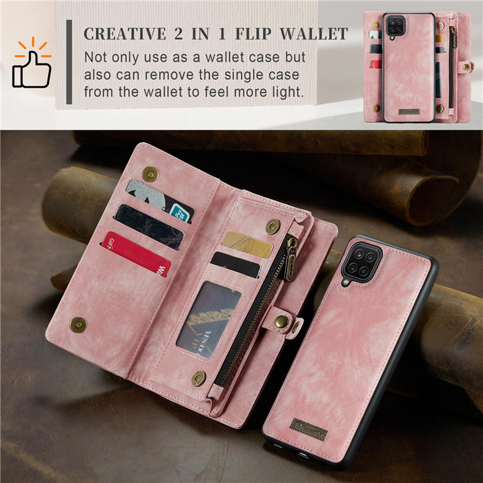 CaseMe Samsung Galaxy A12 5G Wallet Case with Wrist Strap