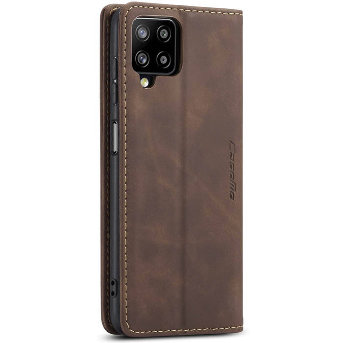 CaseMe Samsung Galaxy A12 5G Wallet Kickstand Magnetic Flip Leather Case