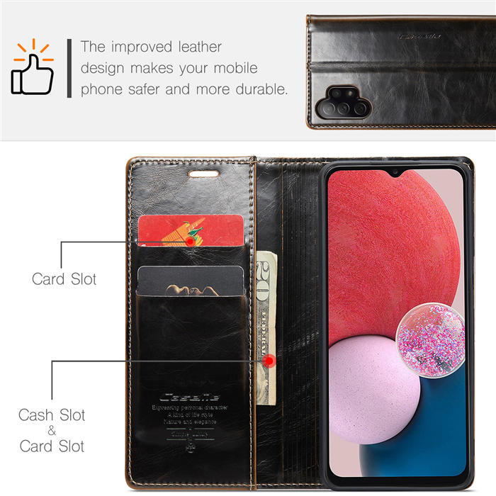 CaseMe Samsung Galaxy A13 5G Wallet Kickstand Magnetic Flip Case