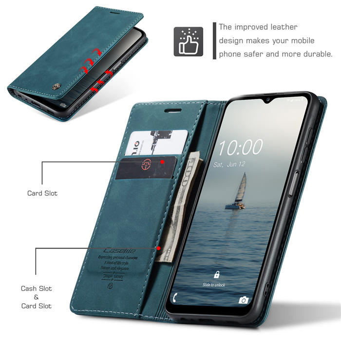 CaseMe Samsung Galaxy A14 5G Wallet Kickstand Magnetic Case