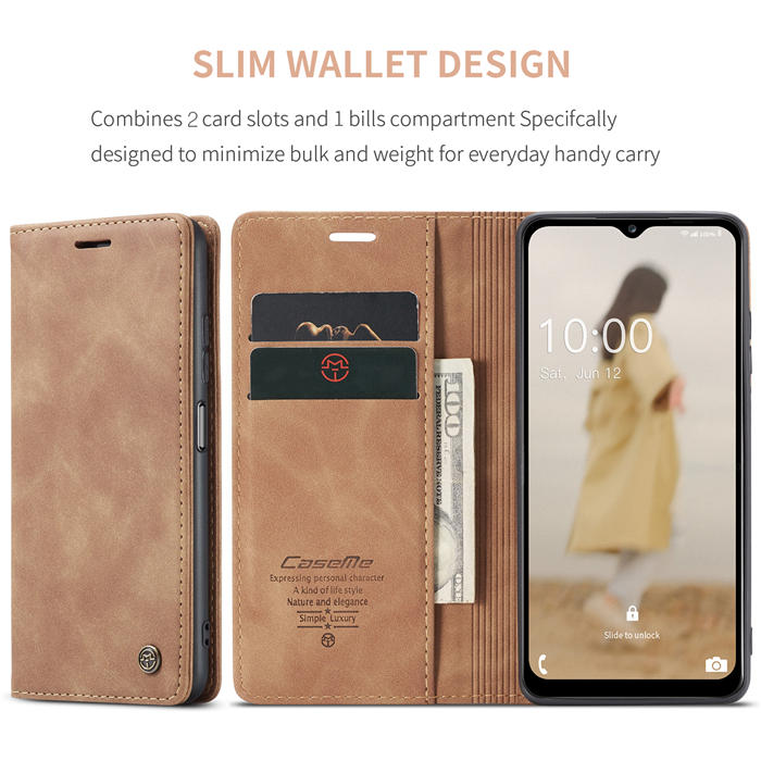 CaseMe Samsung Galaxy A14 5G Wallet Kickstand Magnetic Case