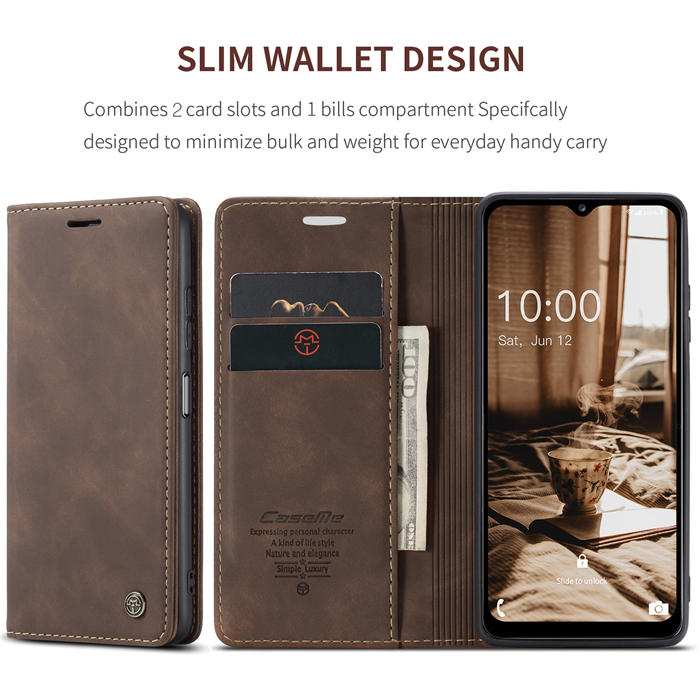 CaseMe Samsung Galaxy A14 5G Wallet Kickstand Magnetic Case