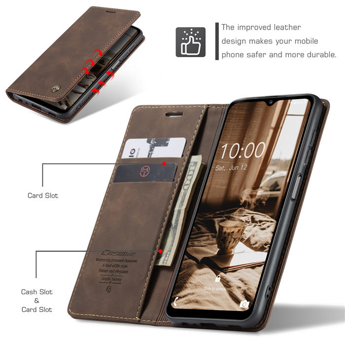 CaseMe Samsung Galaxy A14 5G Wallet Kickstand Magnetic Case