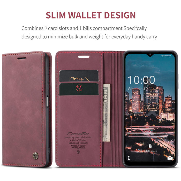 CaseMe Samsung Galaxy A14 5G Wallet Kickstand Magnetic Case