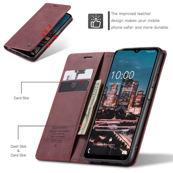 CaseMe Samsung Galaxy A14 5G Wallet Kickstand Magnetic Case