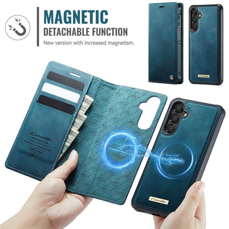 CaseMe Samsung Galaxy A15 2-in-1 Magnetic Wallet Case