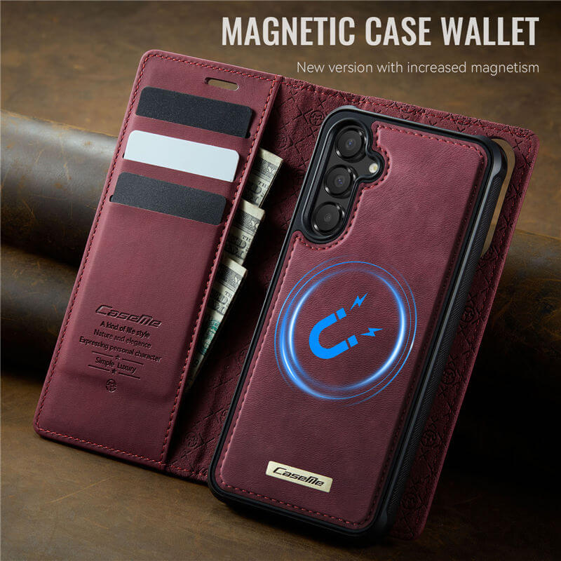 CaseMe Samsung Galaxy A15 2-in-1 Magnetic Wallet Case
