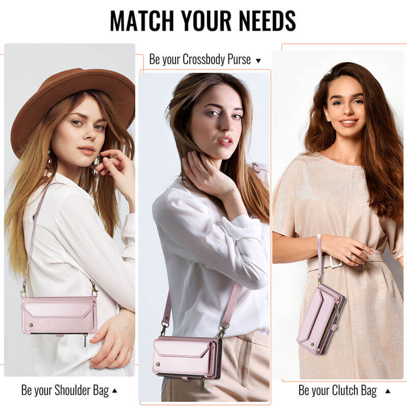 CaseMe Samsung Galaxy A16 5G Wallet RFID Blocking Crossbody Phone Case