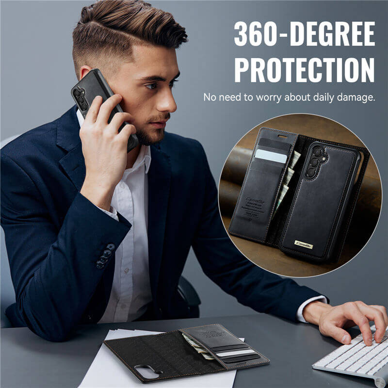 CaseMe Samsung Galaxy A16 5G 2-in-1 Magnetic Wallet Case