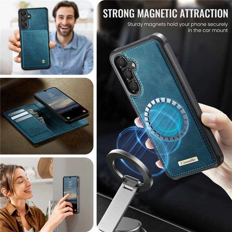 CaseMe Samsung Galaxy A16 5G 2-in-1 Magnetic Wallet Case