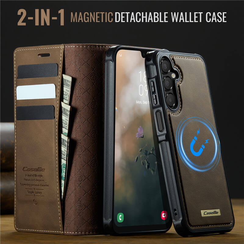 CaseMe Samsung Galaxy A16 5G 2-in-1 Magnetic Wallet Case