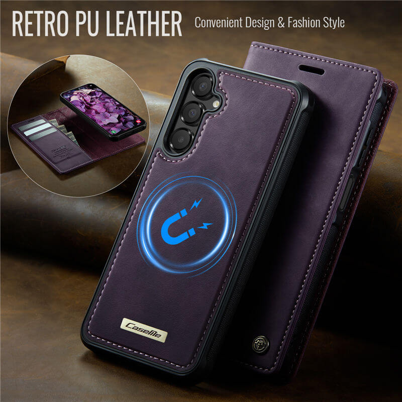 CaseMe Samsung Galaxy A16 5G 2-in-1 Magnetic Wallet Case