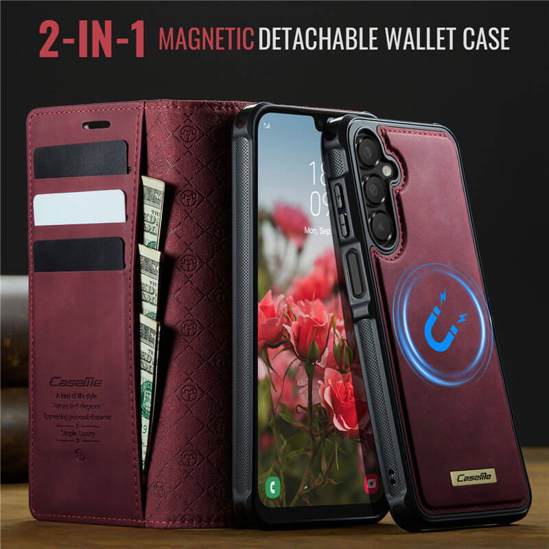 CaseMe Samsung Galaxy A16 5G 2-in-1 Magnetic Wallet Case