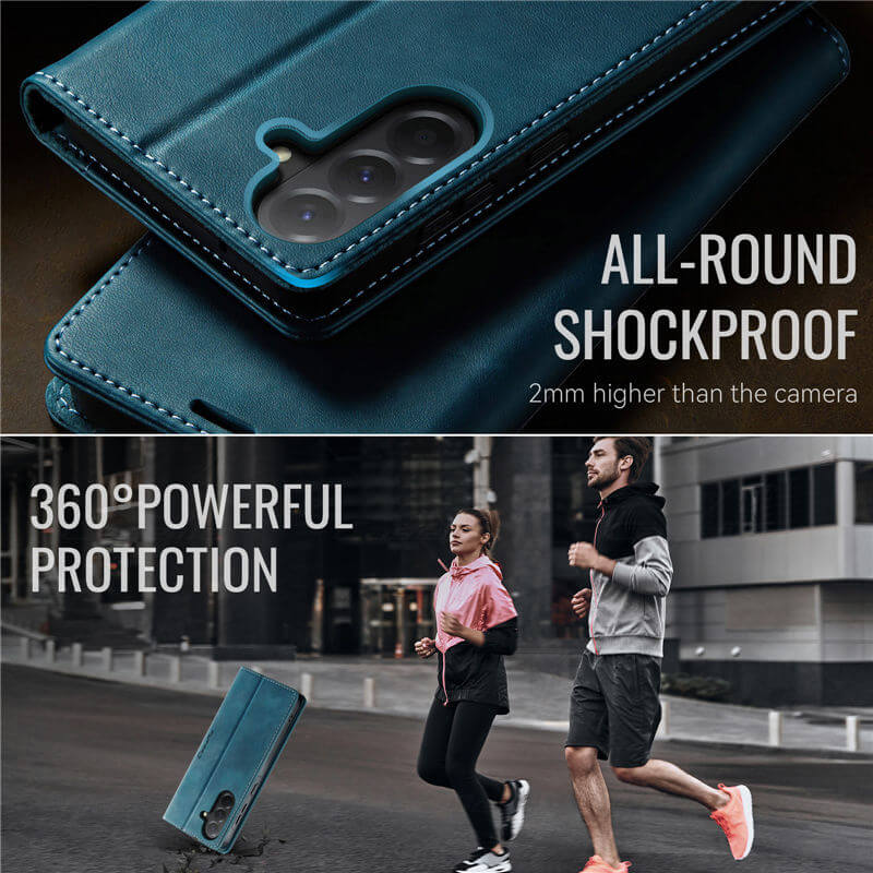 CaseMe Samsung Galaxy A17 Magnetic Wallet Case with RFID Blocking