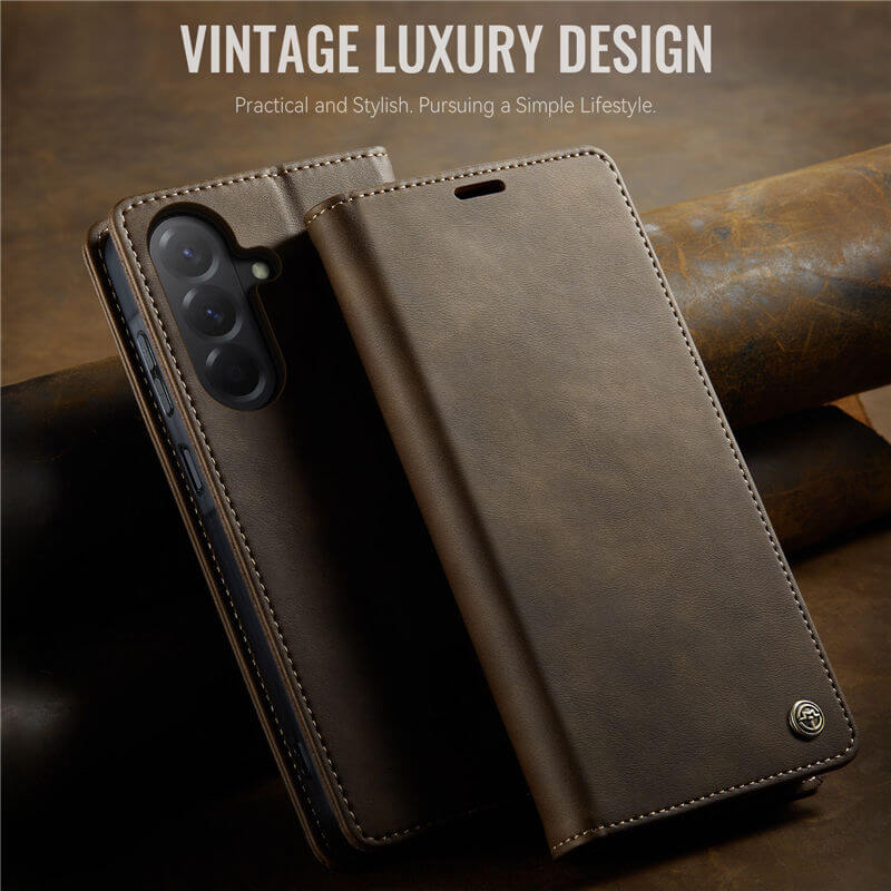 CaseMe Samsung Galaxy A17 Magnetic Wallet Case with RFID Blocking