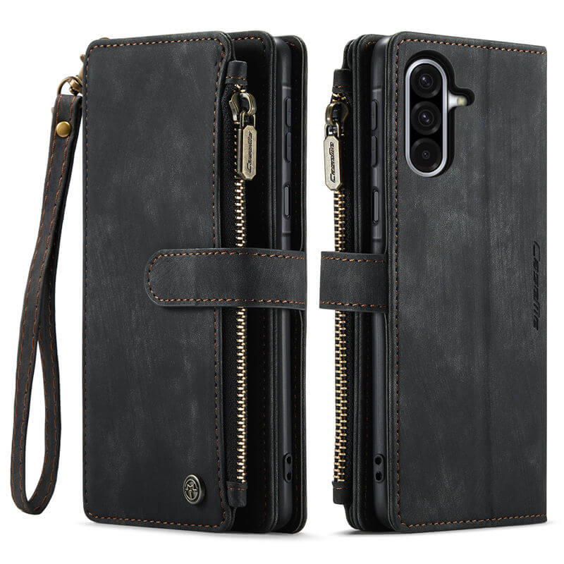 CaseMe Samsung Galaxy A17 Wallet Leather Case with Wrist Strap